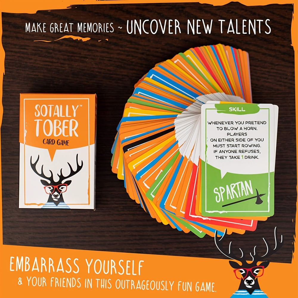Sotally Tober Hilarious Adult Drinking Card Game | Fun & Wild Party Game for Game Nights - 1 box of cards - card games - Homeward Trends