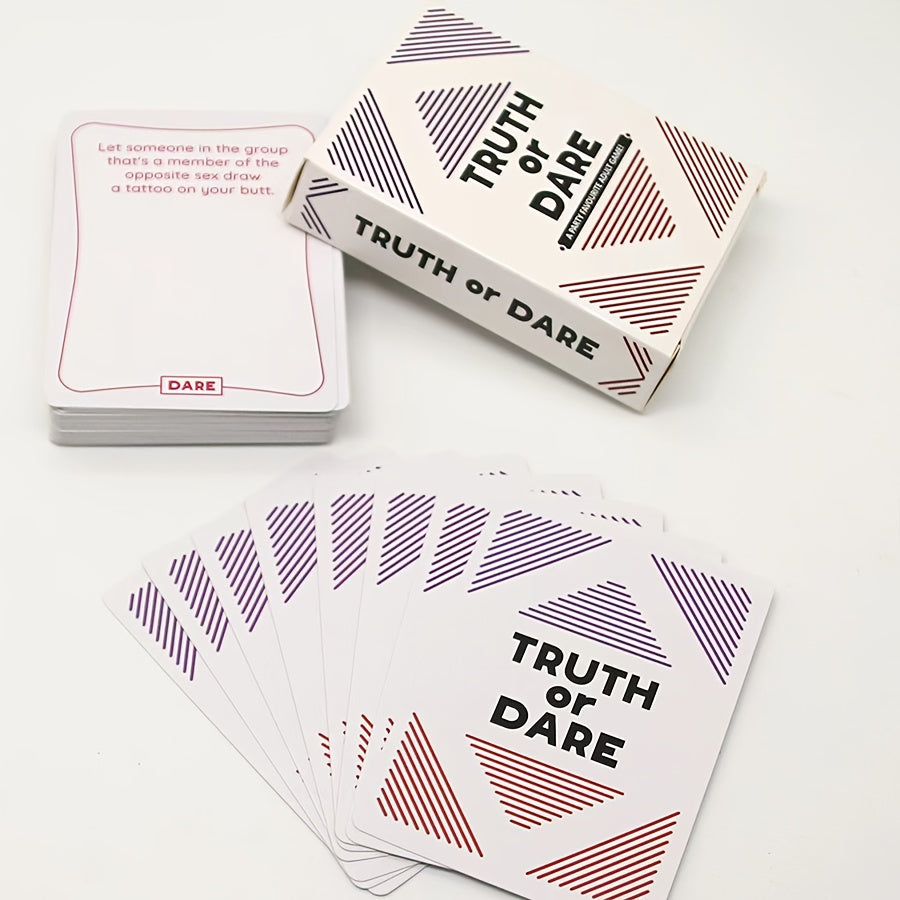 Truth or Dare Card Game – Fun Party Game for Adults – Hilarious Icebreaker for Game Night, Family Gatherings, and Office Events – Great Gift Idea