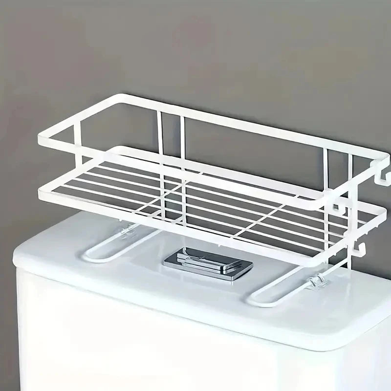 Over-the-Toilet Bathroom Storage Shelf - Organizer Rack for Bathroom Accessories - Homeward Trends