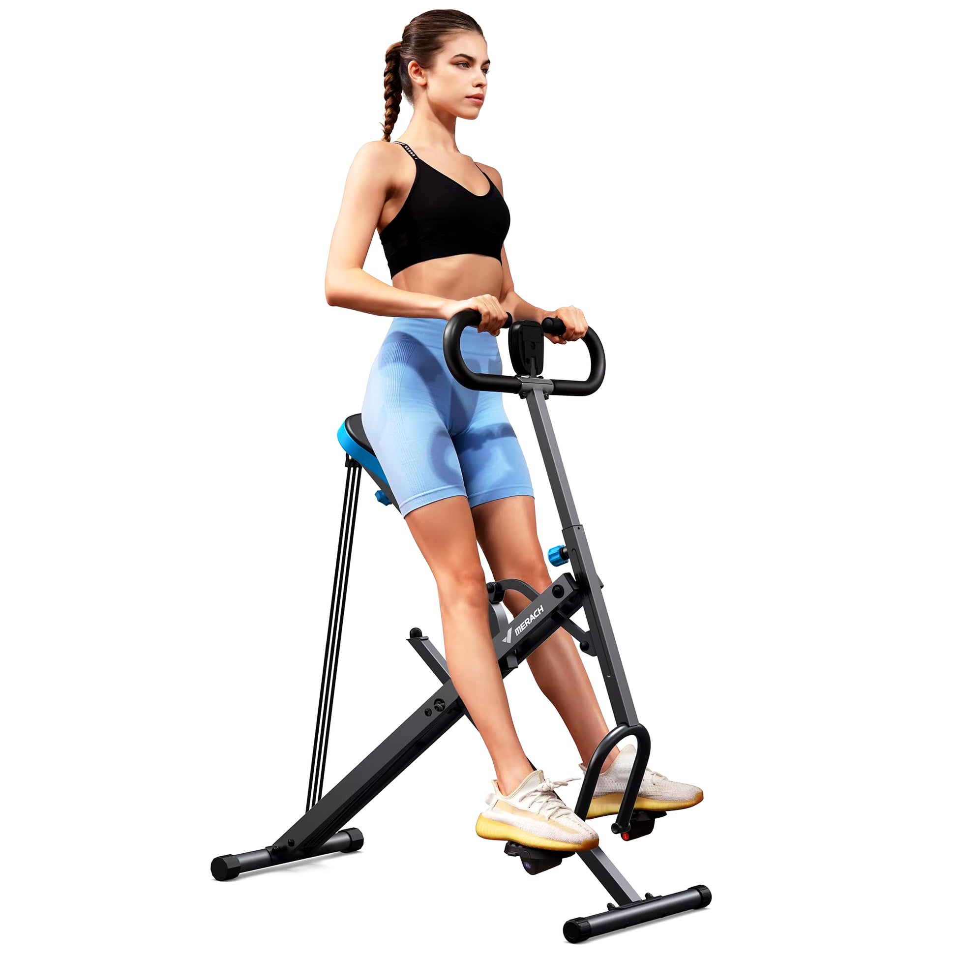 2-in-1 Squat & Rowing Machine 