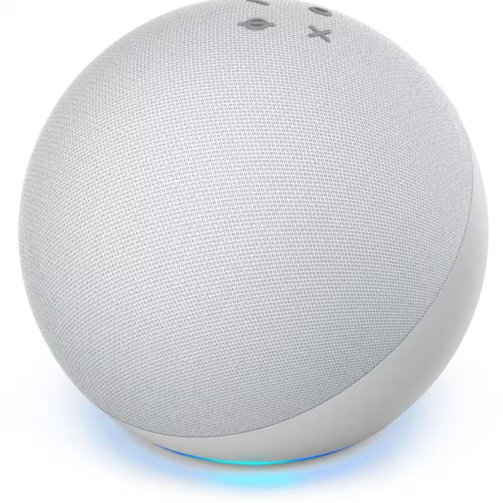 Echo (4Th Gen) with Premium Sound, Smart Home Hub, and Alexa - Glacier White