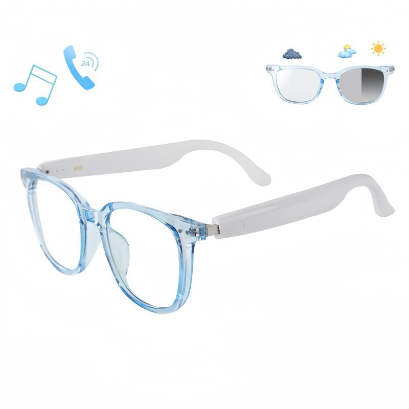 Waterproof Smart Glasses w/ Bluetooth, One-Touch Photo, Color-Changing Tech Glasses