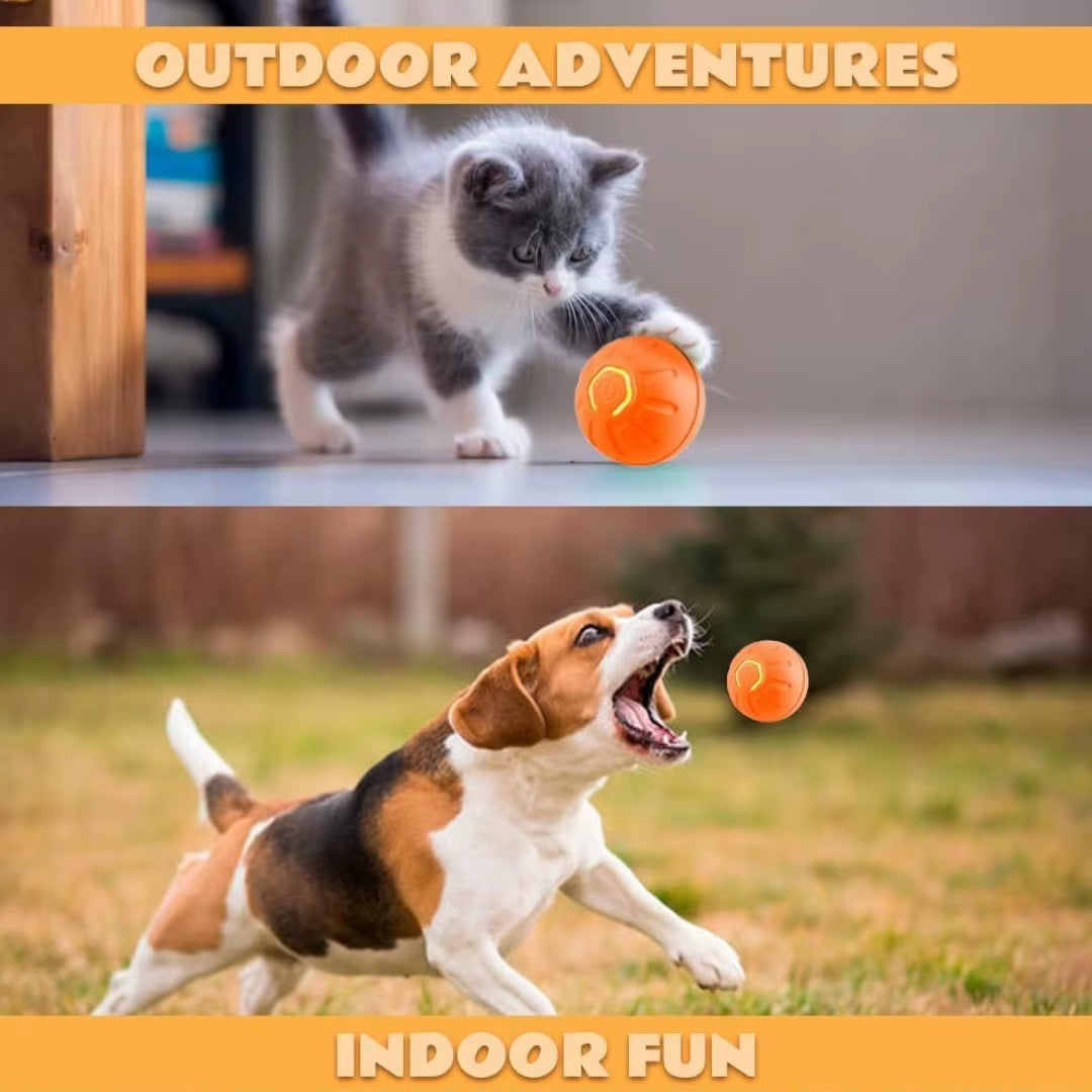 Smart Bouncing Pet Ball – Interactive Gravity Electric Toy for Dogs & Cats