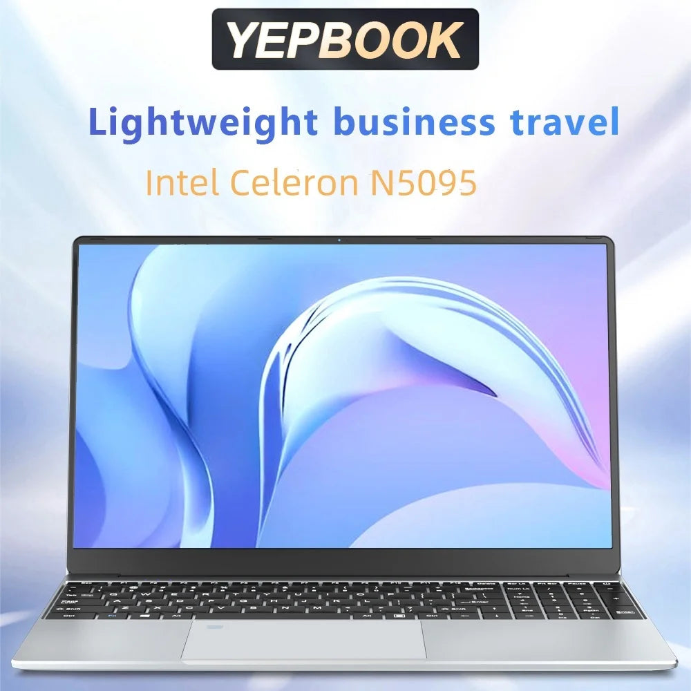 Yepbook 15.6In FHD Laptop, Intel Celeron, 8GB RAM, 512GB SSD, Windows 11 Pro