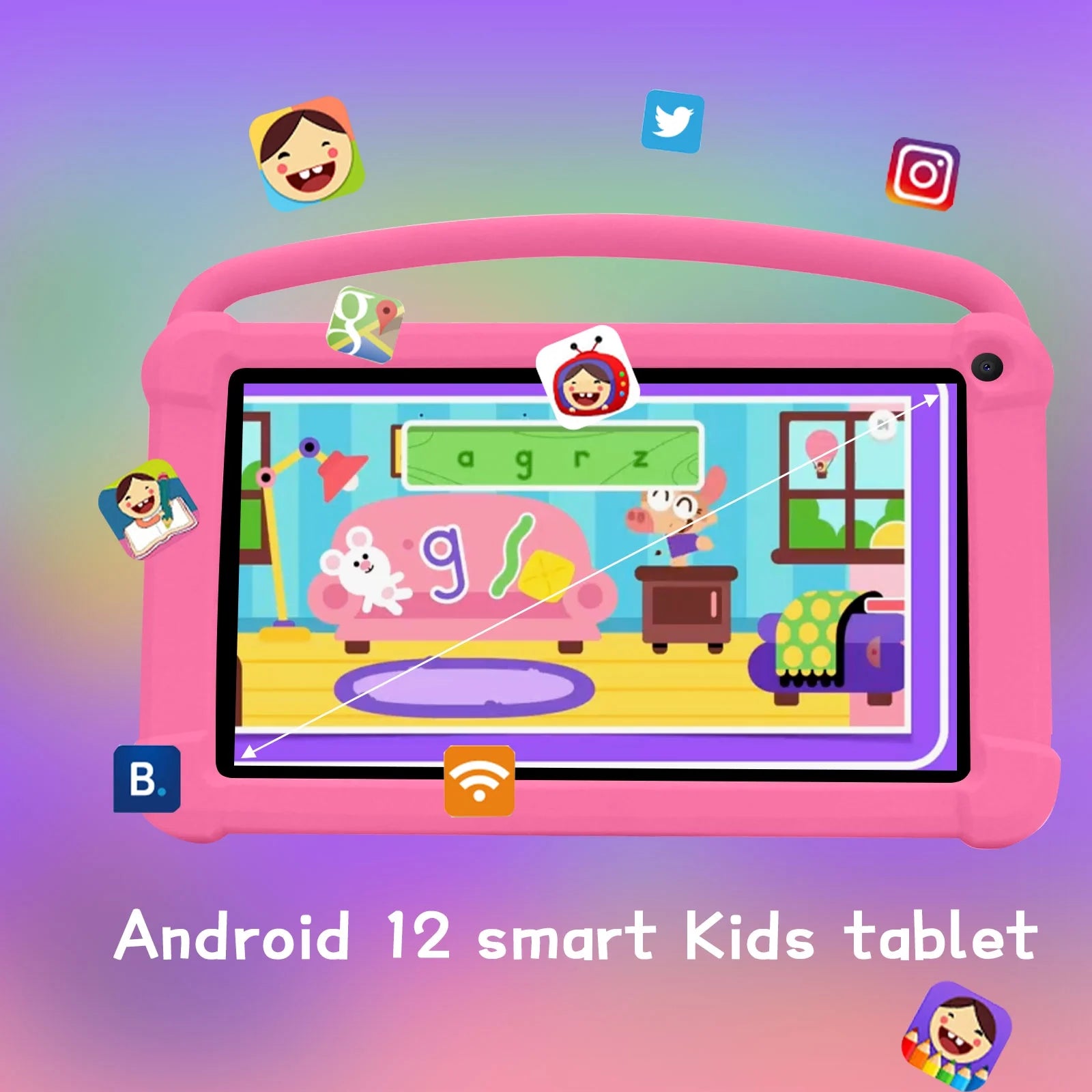 Tablet 7 Inch, Kids Tablet 4GB 32GB ROM Tablet for Kids