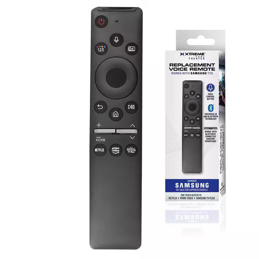 Universal Samsung Replacement Bluetooth Voice Controlled Television Remote, Netflix, Prime Video, Sound Bar