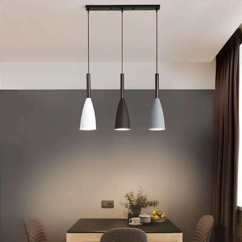 Modern Nordic 3-Head Pendant Light - Minimalist Fixture for Dining Table, Kitchen Island & Bedroom - Homeward Trends