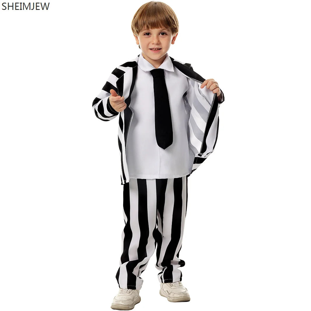 Children's Underworld Master Cosplay Costume – Halloween, Carnival, and Stage Performance Dress-Up Suit