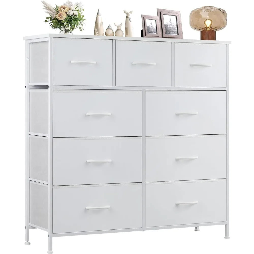 Dresser with 9 Drawers, Storage Unit Organizer Chest for Clothes, Tall Dressers & Chests of Drawers for Bedroom, Hallway - Homeward Trends