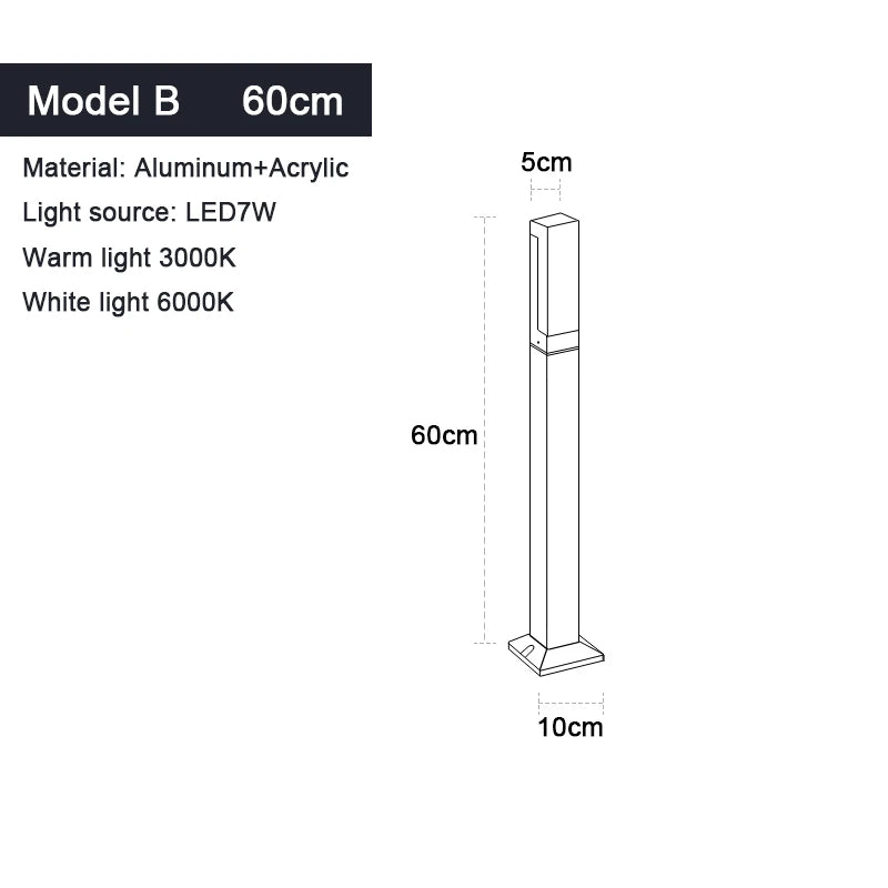 LED Lawn Lamp Landscape Lights For Garden Decoration IP65 Waterproof AC85-265V Garden Lights Outdoor Lighting For country house - Homeward Trends