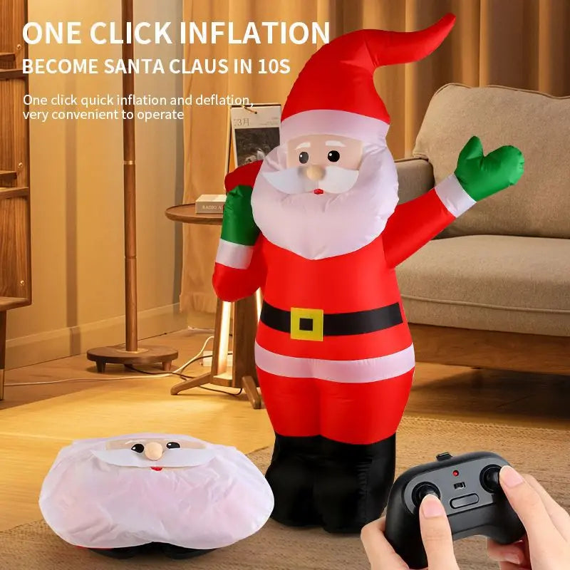 Inflatable Santa Claus - Festive Home Decoration for Indoor & Outdoor Christmas Display - Homeward Trends