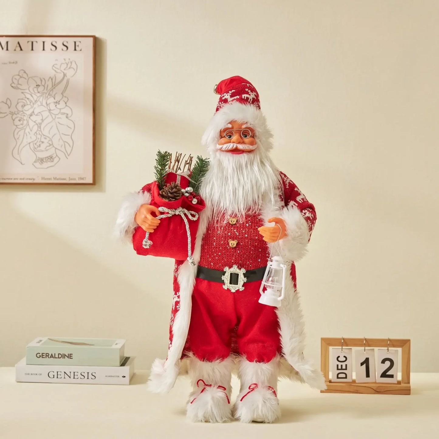 60cm Big Santa Claus Doll Christmas Decorations New Year Home Room Decoration Gift - Homeward Trends