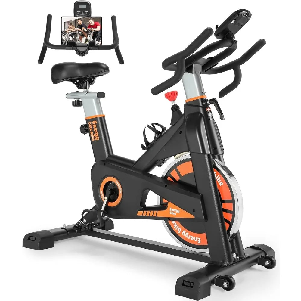 Exercise Bike, Indoor Cycling Bike/Stationary Bike for Home, Heavy Flywheel and LCD Monitor for Home Gym Cardio Workout Training - Homeward Trends