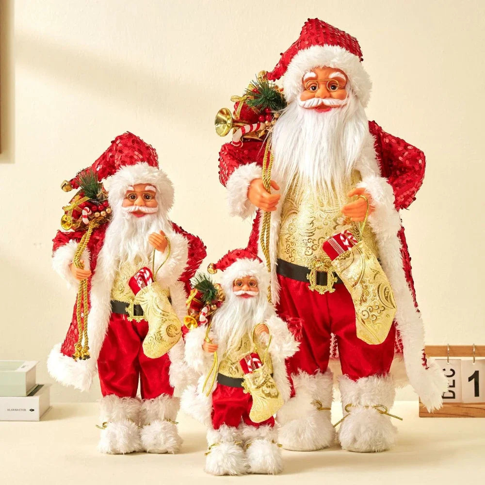 60cm Big Santa Claus Doll Christmas Decorations New Year Home Room Decoration Gift - Homeward Trends