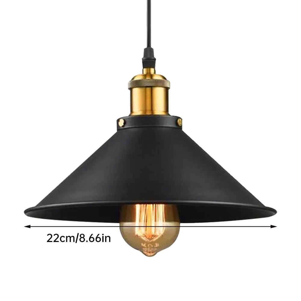 Vintage Loft Pendant Light - Retro E27 Hanging Lamp with Lampshade for Kitchen, Dining & Bedroom - Homeward Trends