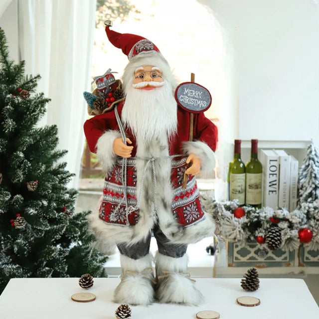 60cm Big Santa Claus Doll Christmas Decorations New Year Home Room Decoration Gift - Homeward Trends