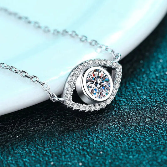 5mm D Color Moissanite Necklace Lab Diamond GRA Certified Fine Jewelry 925 Sterling Silver Necklaces Wedding for Women - Homeward Trends