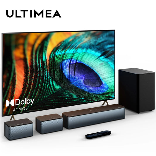 ULTIMEA 410W 5.1 Soundbar with Dolby Atmos, 3D Surround, Wireless Subwoofer, Home Theater Audio - Homeward Trends