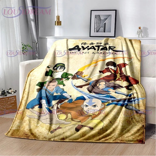 Avatar: The Last Airbender 3D Print Soft Throw Blanket - Homeward Trends