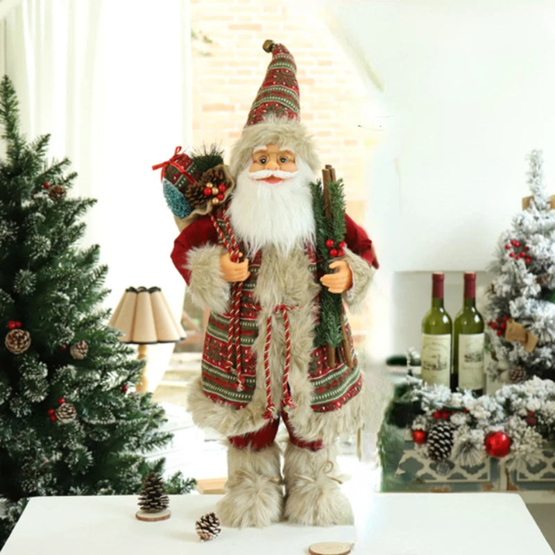 60cm Big Santa Claus Doll Christmas Decorations New Year Home Room Decoration Gift - Homeward Trends