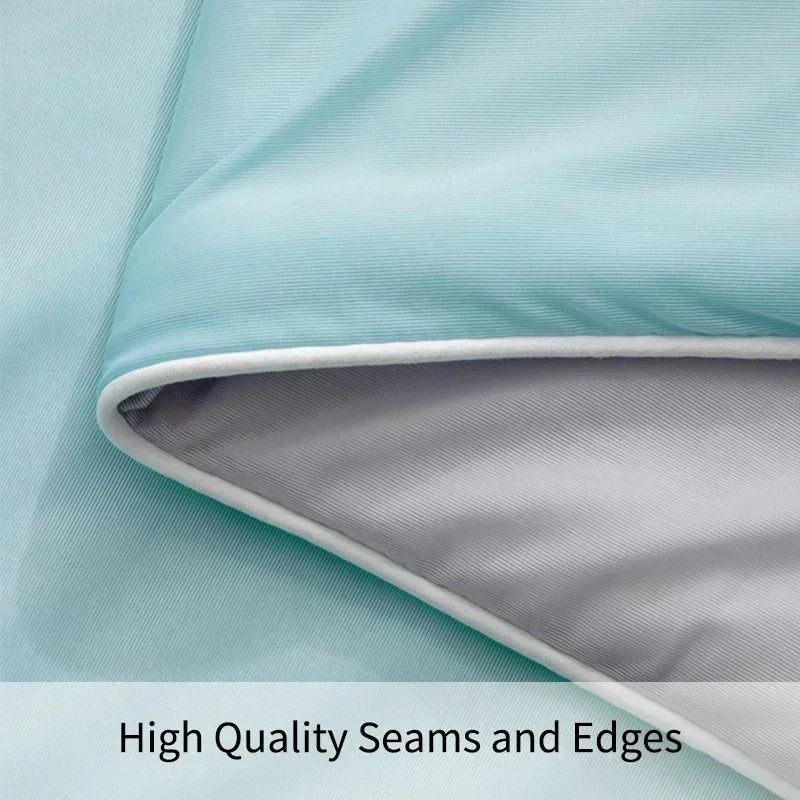 Cooling Blanket for Bed Silky Air Condition Comforter Lightweight Cooled Summer Quilt with Double Side Cold & Cooling Fabric - Homeward Trends