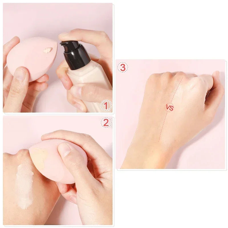 Makeup Sponge Blender – Cosmetic Puff for Foundation, Powder & Beauty Application