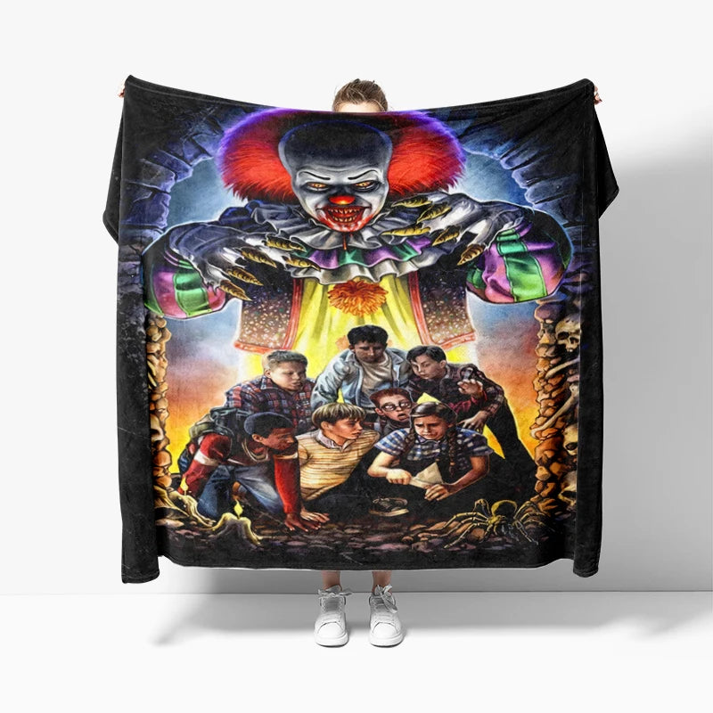 Evil Dead Necronomicon Fleece Blanket, Horror Bedspread, Soft Tapestry, Peter Panayis Horror Movie Art blankets - Homeward Trends