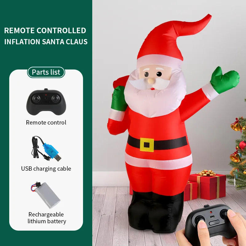 Inflatable Santa Claus - Festive Home Decoration for Indoor & Outdoor Christmas Display - Homeward Trends