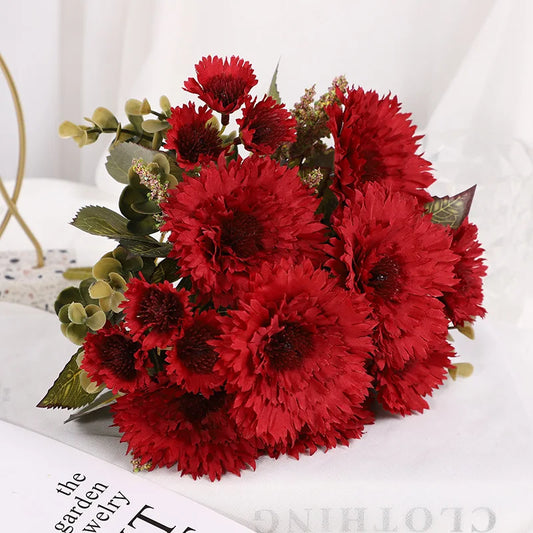 Fake Sunflower Gerbera Artificial Gerbera Wedding Decoration Fake Flower Simulation Plant Home Decoration Shooting Props - Homeward Trends