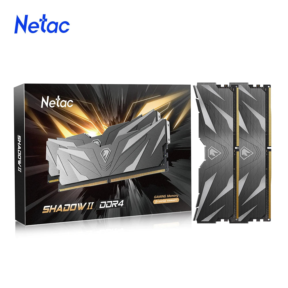 Netac DDR4 RAM memory XMP2.0 3600MHz 3200MHz 32GB 16GB for diy gaming computer Rams support Intel AMD Motherboard 1.35V - Homeward Trends