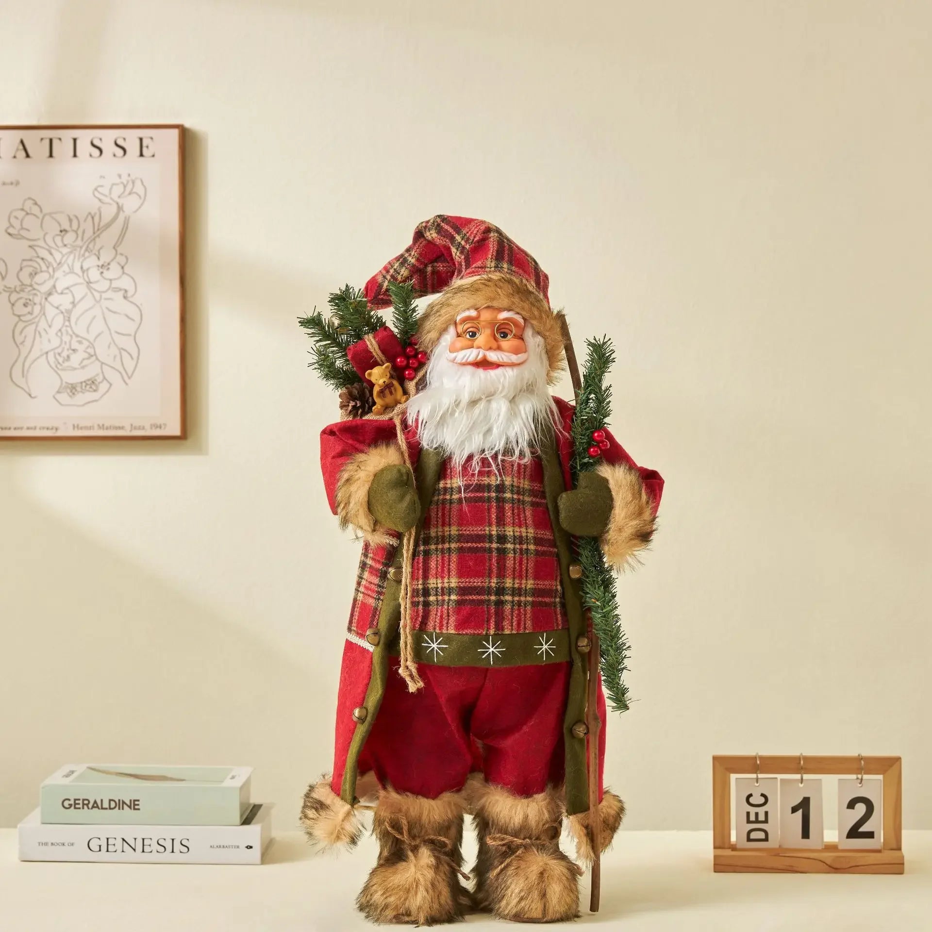 60cm Big Santa Claus Doll Christmas Decorations New Year Home Room Decoration Gift - Homeward Trends