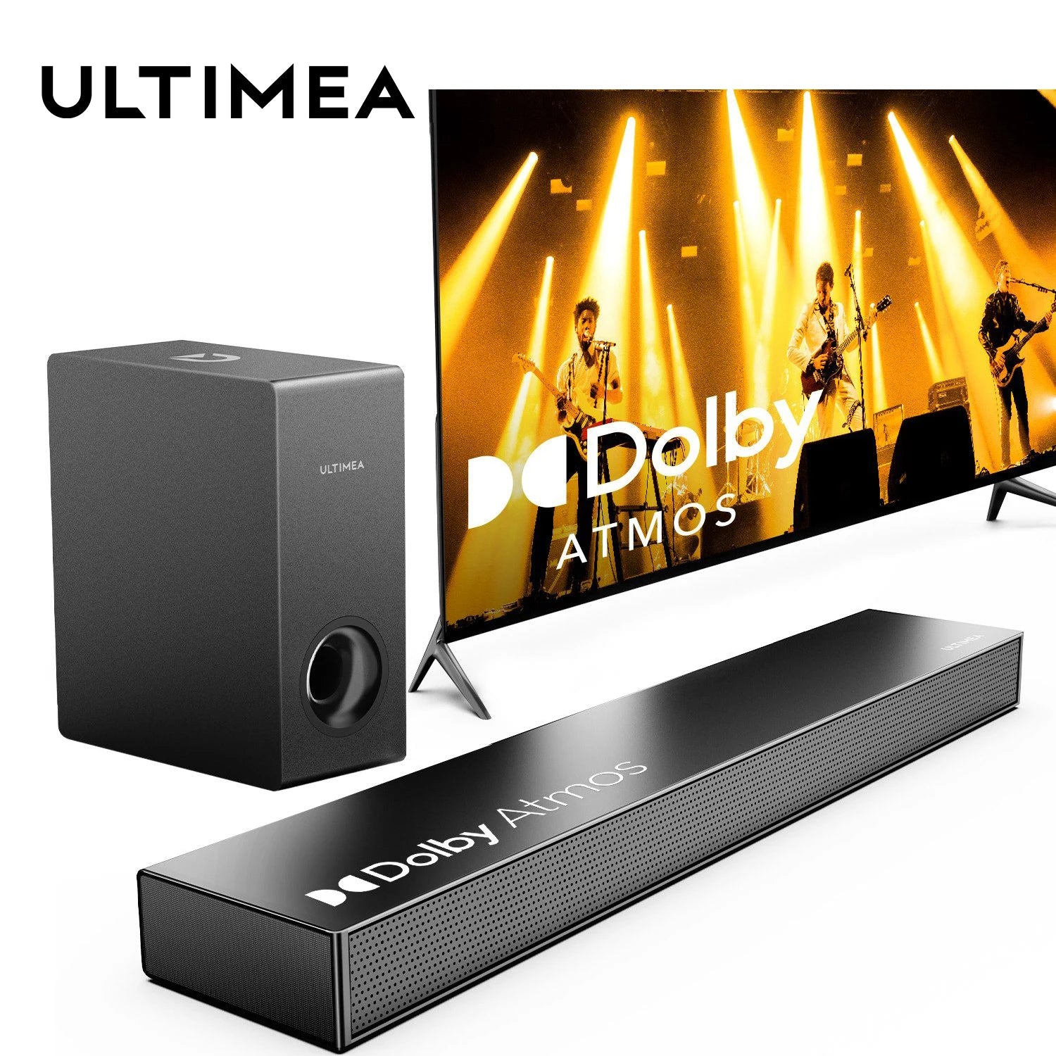 ULTIMEA 2.1 Dolby Atmos Soundbar with Subwoofer, 190W for Smart TV, Home Theater Bluetooth Speaker - Nova S50 - home audio - Homeward Trends
