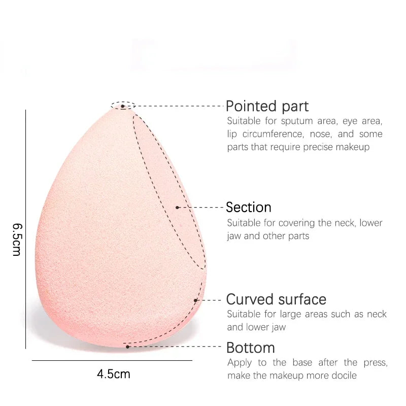 Makeup Sponge Blender – Cosmetic Puff for Foundation, Powder & Beauty Application