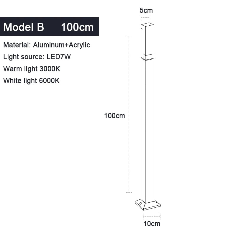 LED Lawn Lamp Landscape Lights For Garden Decoration IP65 Waterproof AC85-265V Garden Lights Outdoor Lighting For country house - Homeward Trends