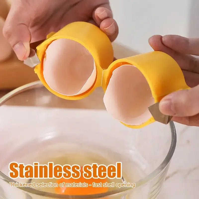 Portable Egg Shell Opener – Handheld Kitchen Egg Shell Crusher & Separator for Easy Use