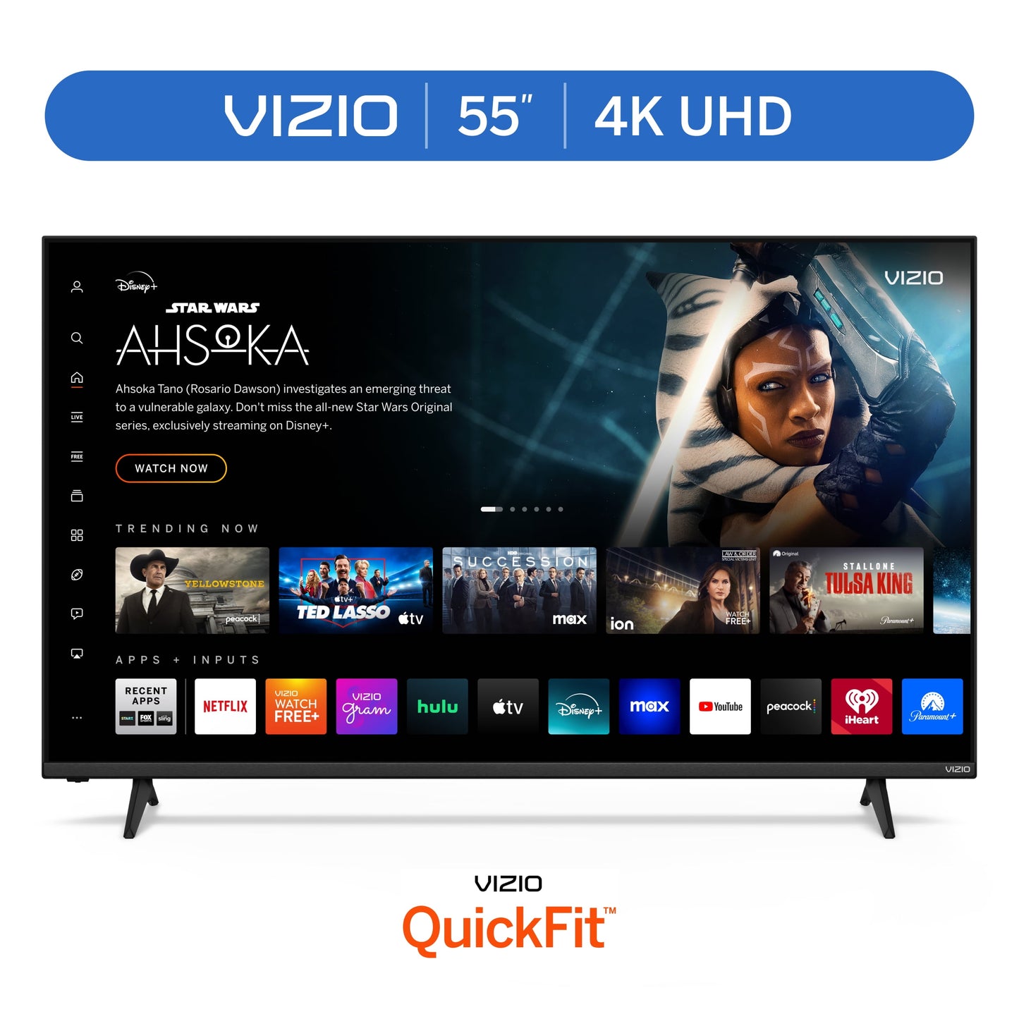 55” Class 4K UHD LED HDR Smart TV - Homeward Trends