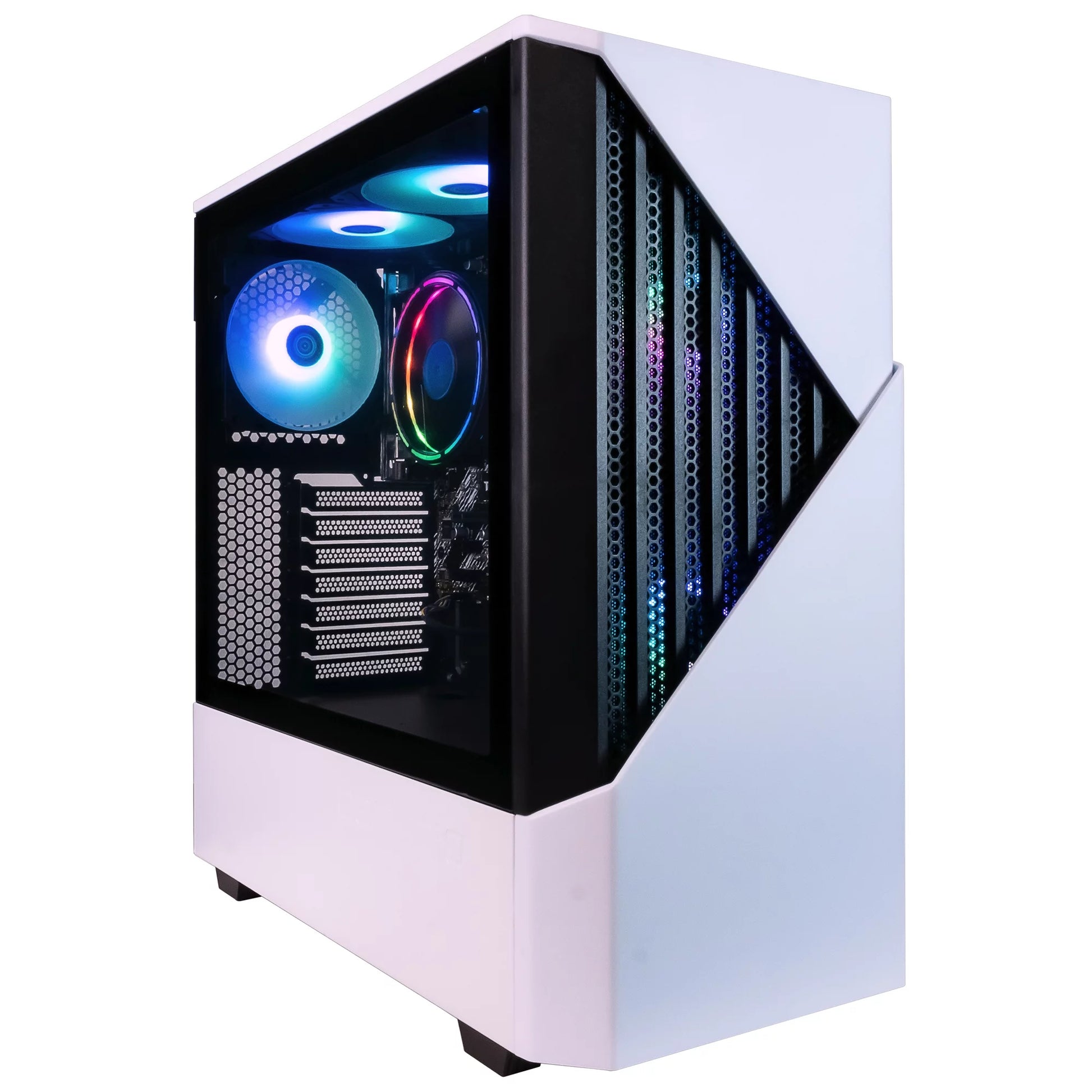 Castle Prebuilt Gaming PC - AMD Ryzen 5 5600G CPU (4.4Ghz Turbo) | Radeon Vega 7 Igpu (4GB) | 1TB M.2 Nvme SSD Storage | 16GB DDR4 RAM | Windows 11 Gaming Desktop Computer | 5G-Wifi + BT