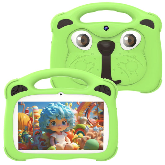 7” Kids Tablet, Android, 32GB, WiFi, Parental Control, Learning Apps, Dual Camera, IPS Screen