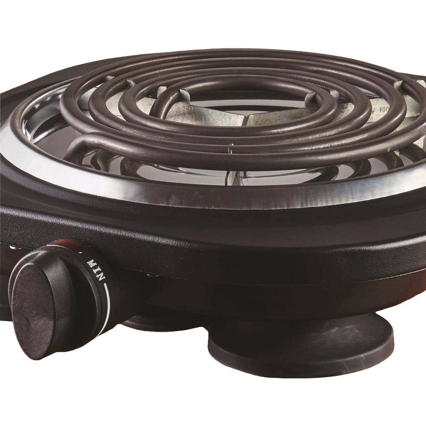 1,000-Watt Single Electric Burner (Black)