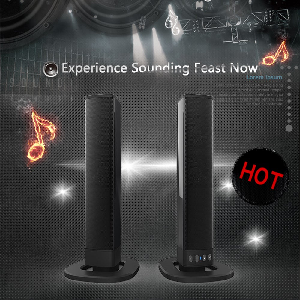 Portable Surround Sound Bar Bluetooth Wireless Subwoofer Home Theater System