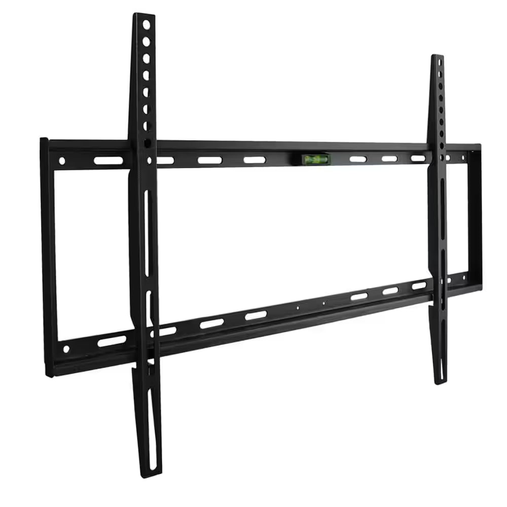 32 In. X 70 In. Fixed Television Wall Mont in Black